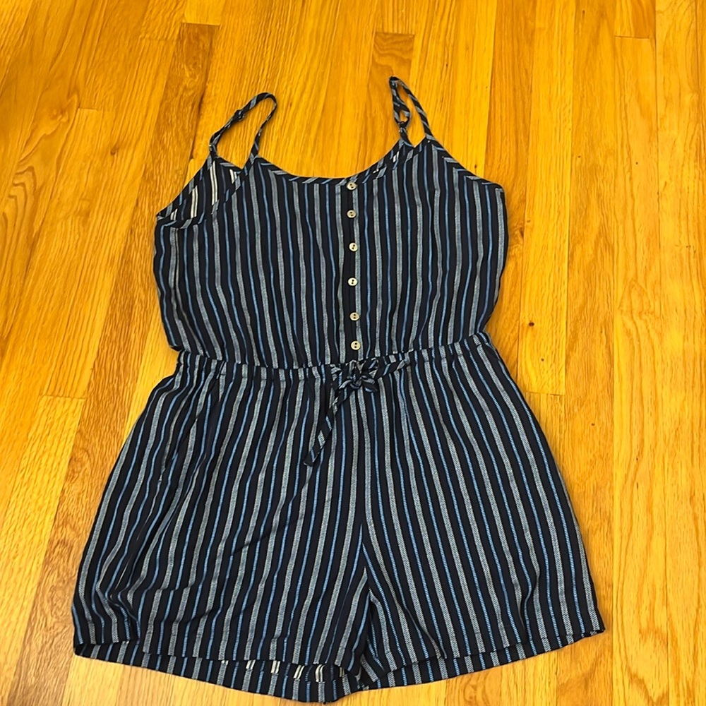 Loft striped romper